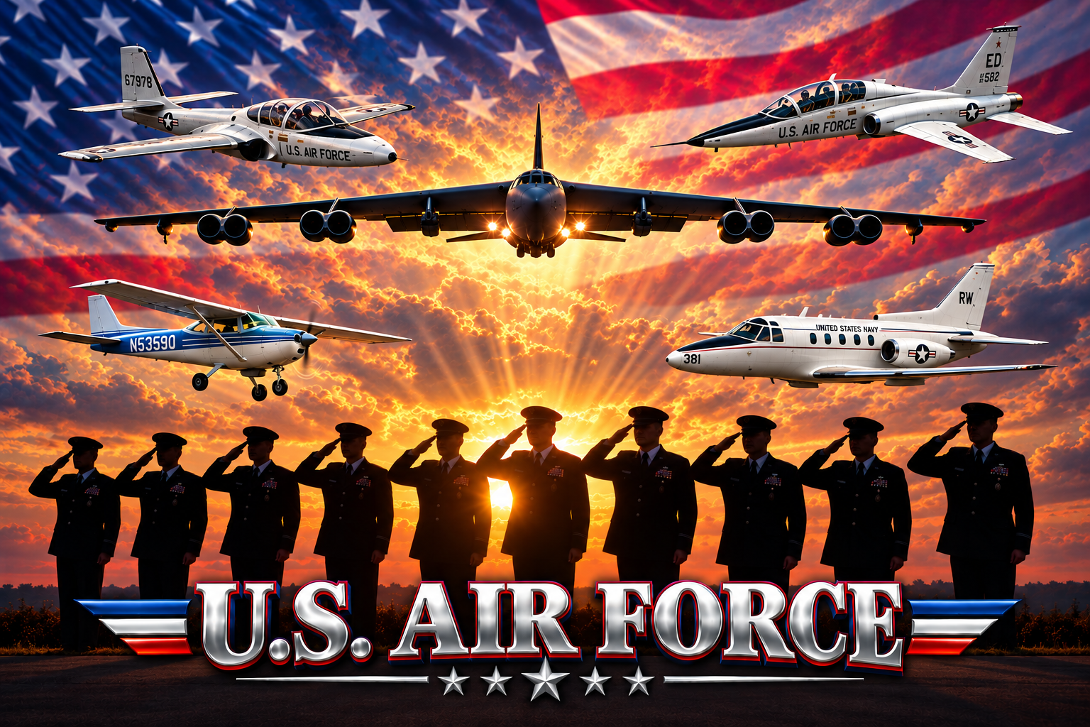 B-52 and other airplanes USAF